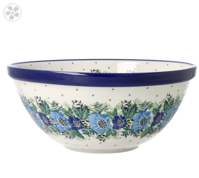 Miska Ceramika Artystyczna Bolesławiec do sałatek V 1 L M057 dek2839X