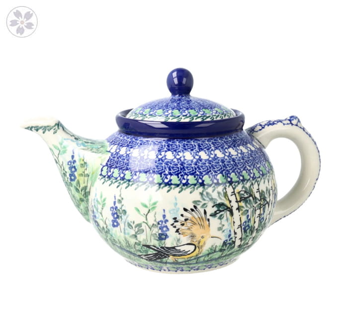 Czajnik Ceramika Artystyczna Bolesławiec do kawy V 1,2 L C060dekU5076