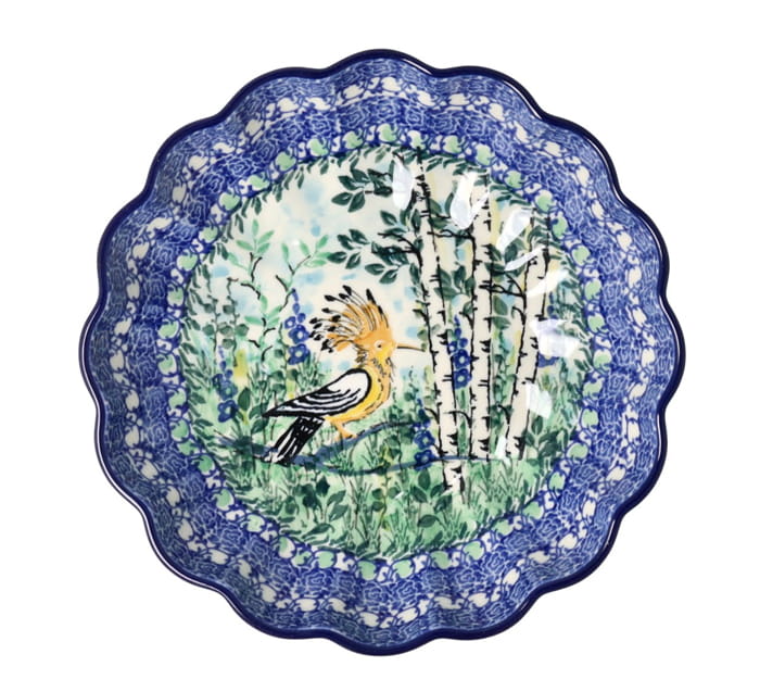 Miska Ceramika Artystyczna Bolesławiec falbanka V 0,72 L M249 dekU5076