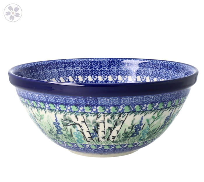 Miska Ceramika Artystyczna Bolesławiec do sałatek V 1 L M057 dekU5076