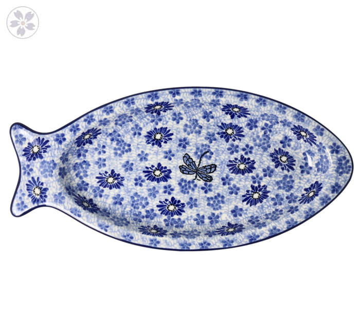 Półmisek ryba Ceramika Artystyczna Bolesławiec D74 dek2999X
