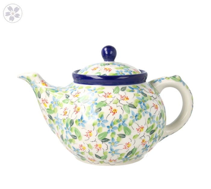 Czajnik Ceramika Artystyczna Bolesławiec do kawy V 1,2 L C060dekU4902