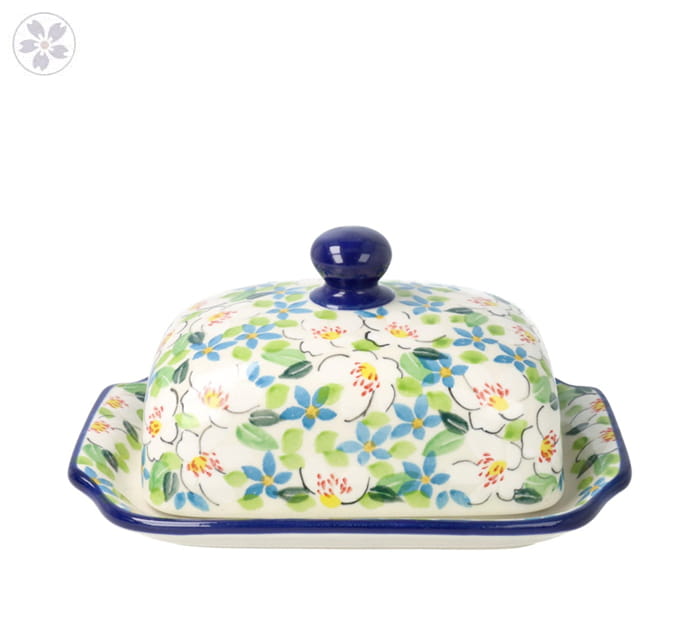 Maselnica Ceramika Artystyczna Bolesławiec kostka masła M295 dekU4902