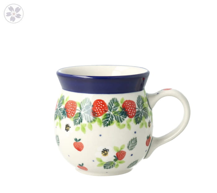 Kubek Ceramika Artystyczna Bolesławiec czeski mały V 0,2 L K005 dek2709X