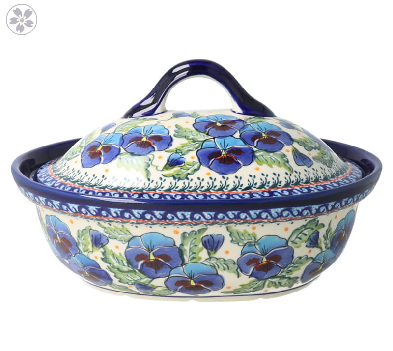 Brytfanna V 1,2 L Bolesławiec GU1156 DEK277Art