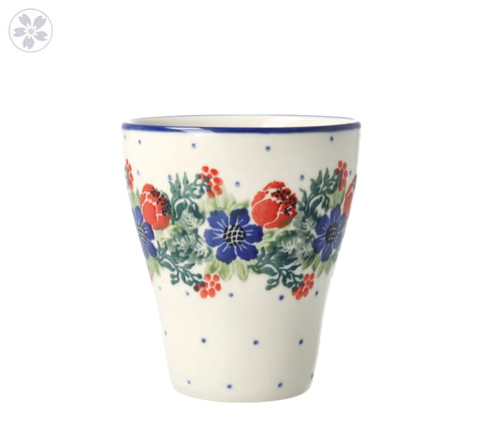 Kubek Ceramika Artystyczna Bolesławiec V 0,18 L D19 dek1535X