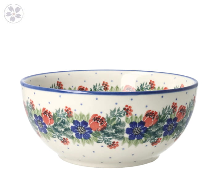 Miska na płatki Ceramika Artystyczna Bolesławiec C38 dek1535X