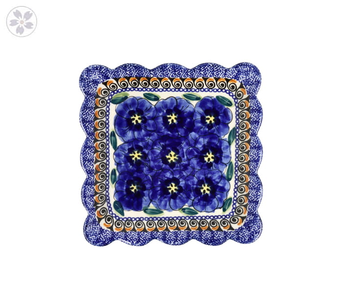 Talerz kwadratowy falbanka GU1610 DEK148Art