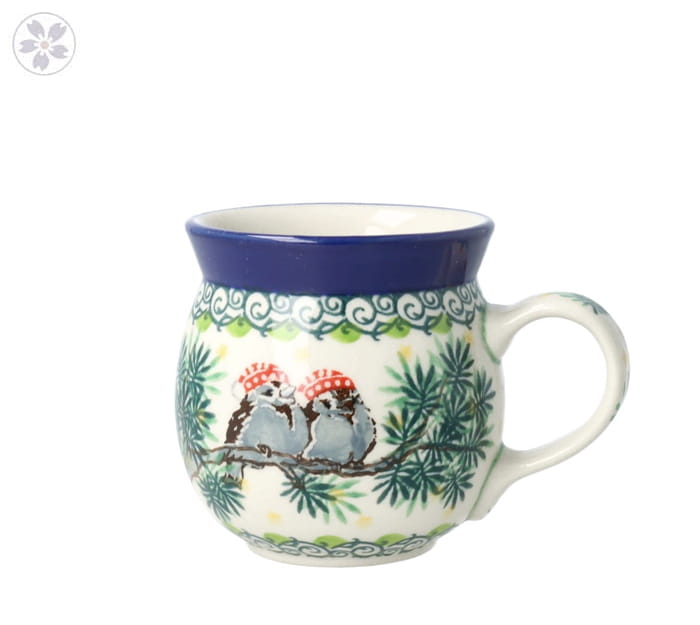 Kubek Ceramika Artystyczna Bolesławiec czeski mały V 0,2 L K005 dekU4998