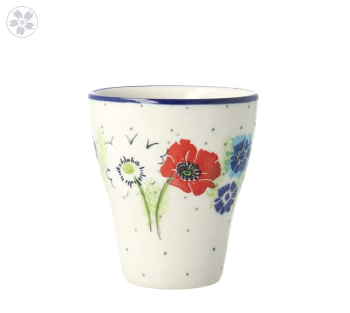 Kubek bez ucha Ceramika Artystyczna Bolesławiec V 0,18 L D19 dek2510X