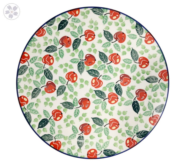 Talerz do pizzy Ceramika Artystyczna Bolesławiec D53 dek3248X