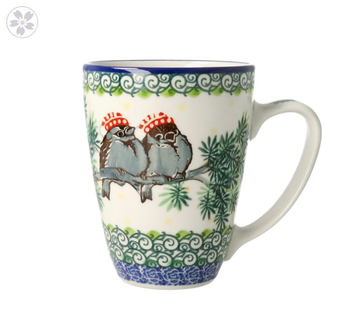 Kubek Ceramika Artystyczna Bolesławiec do herbaty V 0,3 L D05 dekU4998