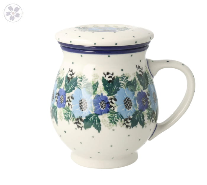 Kubek do ziół Ceramika Artystyczna Bolesławiec V 0,4 L C47 dek2839X