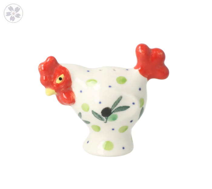 Solniczka kura Ceramika Artystyczna Bolesławiec D63 dek2414X