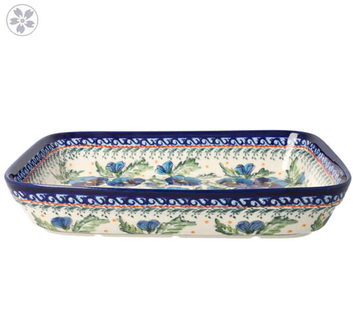 Półmisek do zapiekania 19,5 x 25,5 cm Bolesławiec GU370DEK277Art