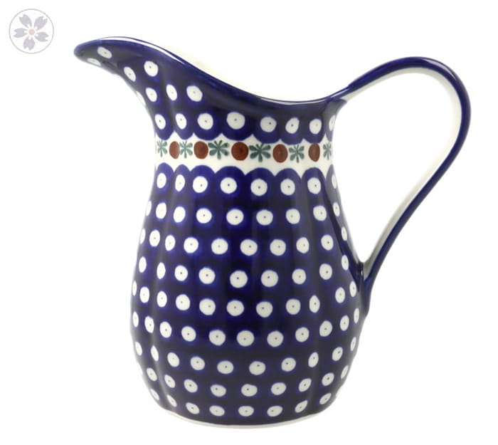 Dzbanek na wodę V 1,3 L Ceramika Artystyczna Bolesławiec B35 dek70X