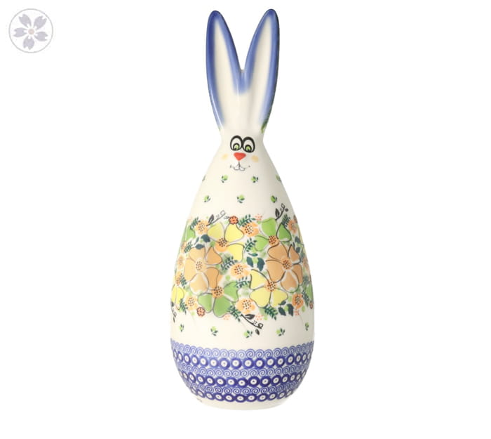 Zając duży wielkanocny 30 cm Jaskier unikat Galia
