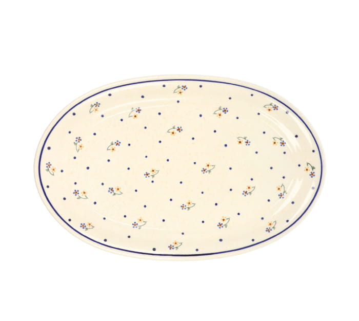 Półmisek dł. 35,4 cm Bolesławiec GU1265DEK111