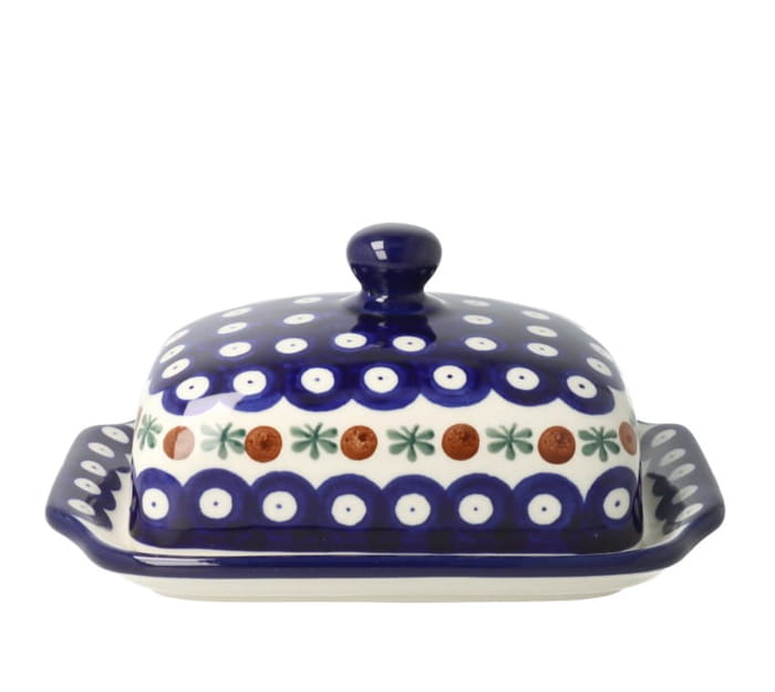 Maselnica kostka masła Ceramika Artystyczna Bolesławiec M295 dek70X