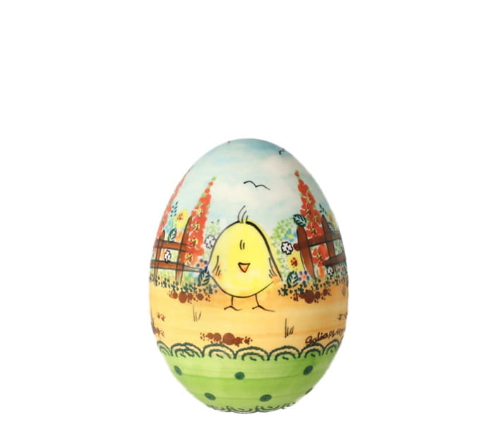 Duża pisanka 15 cm Kurczak Galia