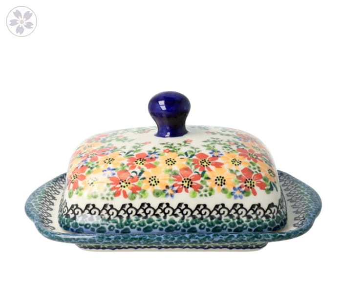 Maselnica 19,5 cm Pomarańczowe Kwiaty Galia