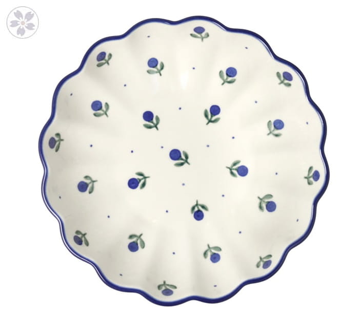 Miska falbanka Ø 19,5 cm Ceramika Artystyczna Bolesławiec M249 dek135X