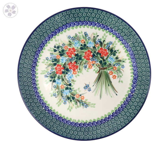 Talerz Ceramika Artystyczna Bolesławiec Ø 26,5 cm B12 dekU3195