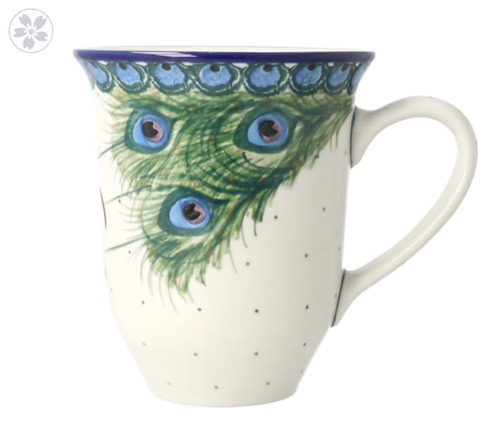 Kubek Latte V 0,45 L Ceramika Artystyczna Bolesławiec K826 dek2127X