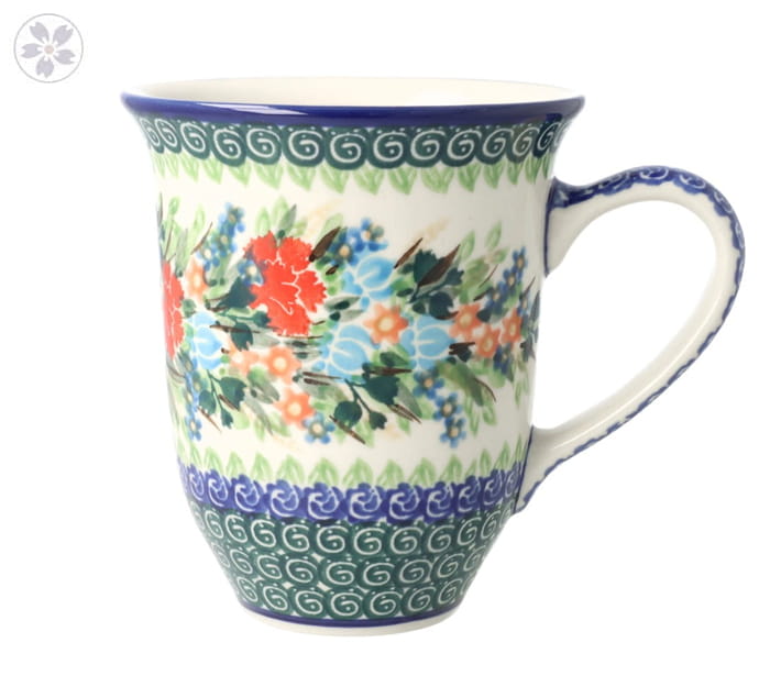 Kubek Latte V 0,45 L Ceramika Artystyczna Bolesławiec K826 dekU3195