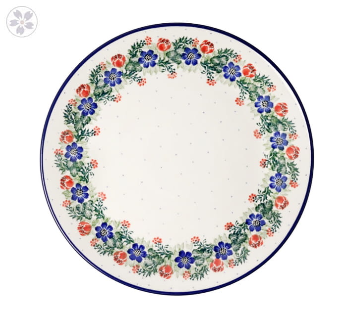 Talerz Ceramika Artystyczna Bolesławiec Ø 26,5 cm B12 dek1535X