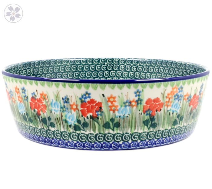 Miska Ceramika Artystyczna Bolesławiec na owoce V 2,0 L F32 dekU3195