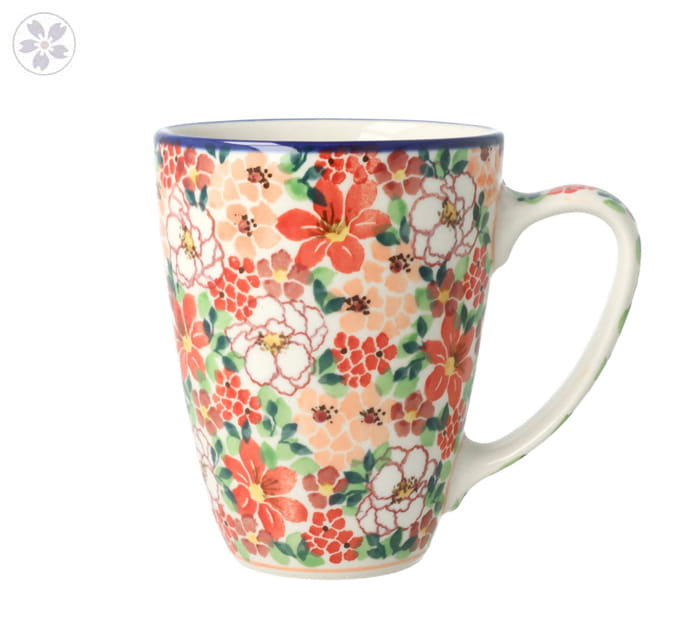 Kubek do herbaty V 0,3 L Ceramika Artystyczna Bolesławiec D05 dekU5004