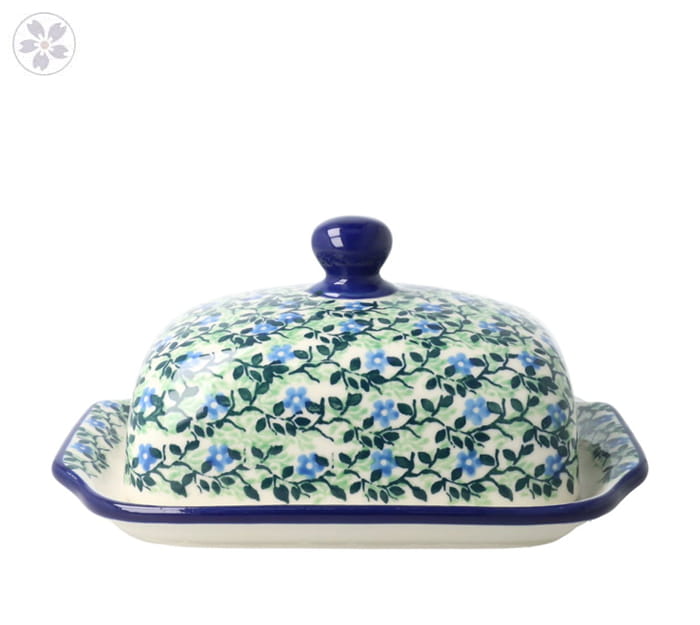 Maselnica Ceramika Artystyczna Bolesławiec kostka masła M295 dek2349X