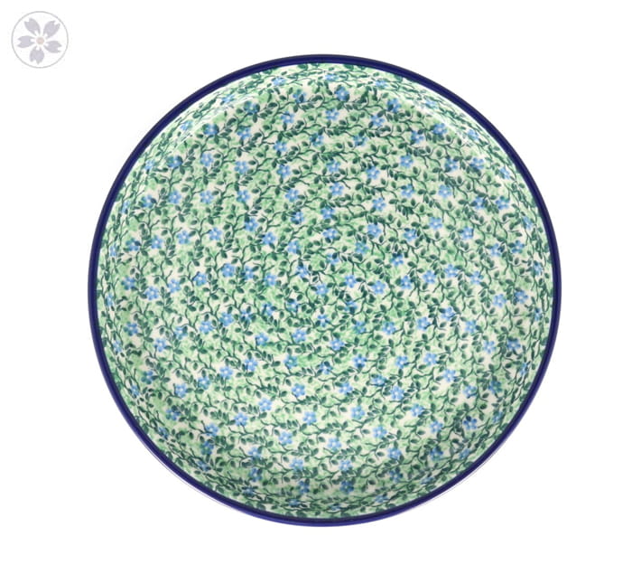 Taca Ceramika Artystyczna Bolesławiec na ciasto 24,5 cm T400 dek2349X