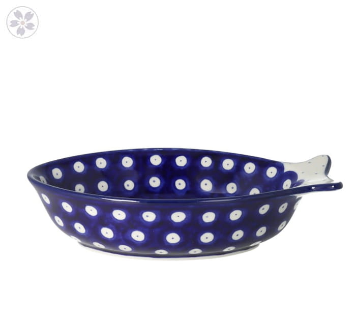 Półmisek ryba dł. 9,5 cm Ceramika Artystyczna Bolesławiec E24 dek70AX