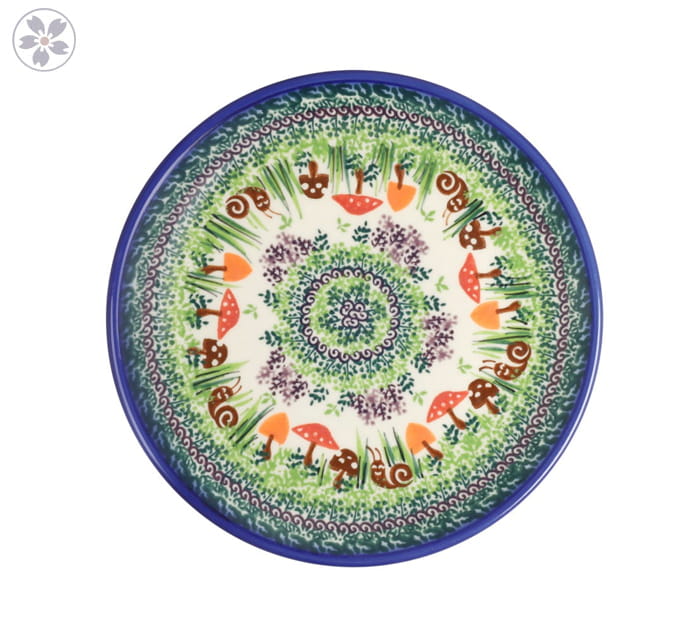 Talerz śniadaniowy ø 19,0 cm Grzybki Galia Bolesławiec