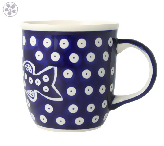 Kubek klasyczny Ceramika Bolesławiec h 9,7 cm V 0,35 L GU1105DEKDU984