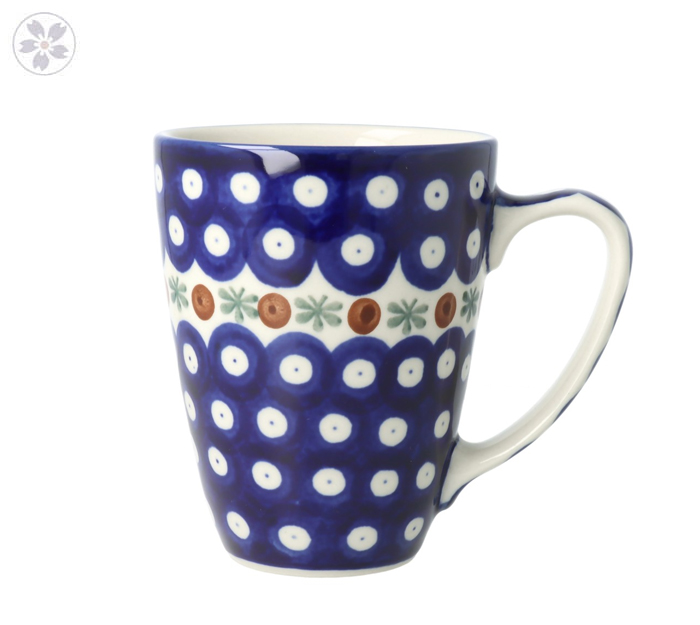 Kubek do herbaty V 0,3 L Ceramika Artystyczna Bolesławiec D05 dek70X