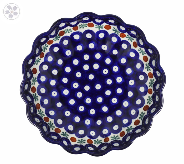 Miska falbanka Ø 19,5 cm Ceramika Artystyczna Bolesławiec M249 dek70X