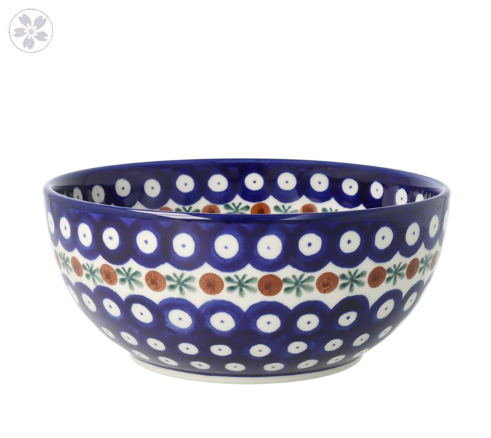 Miska na płatki Ø 16 cm Ceramika Artystyczna Bolesławiec C38 dek70X