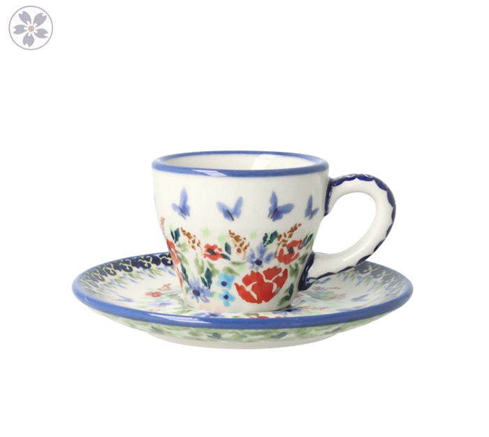 Filiżanka i spodek espresso V 0,07 L F037 JZ71 Manufaktura w Bolesławcu