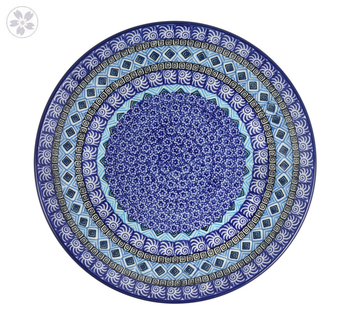 Talerz Ceramika Artystyczna Bolesławiec Ø 26,5 cm B12 dek1917X