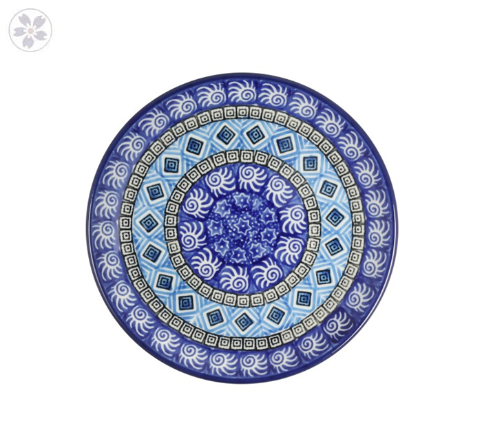 Talerz deserowy Ø 16 cm Ceramika Artystyczna Bolesławiec T261 dek1917X