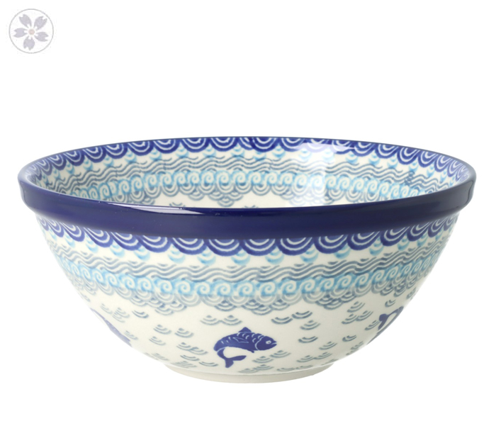 Miska do sałatek V 1 L Ceramika Artystyczna Bolesławiec M057 dek2372X