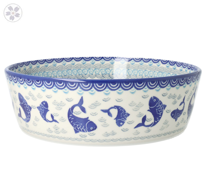 Miska na owoce V 2,0 L Ceramika Artystyczna Bolesławiec F32 dek2372X