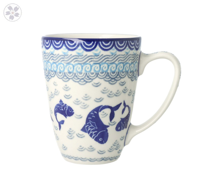 Kubek do herbaty V 0,3 L Ceramika Artystyczna Bolesławiec D05 dek2372X