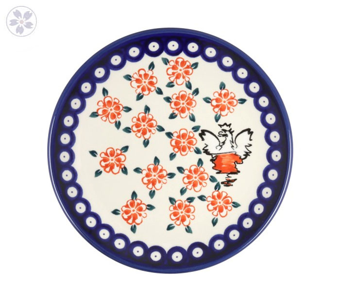 Talerz śniadaniowy ø 19,5 cm Ceramika Bolesławiec GU814 DEK1397A Orzełek