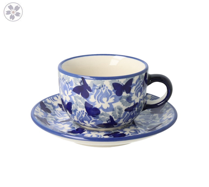 Filiżanka i spodek V 0,2 L F043 AS56 Manufaktura w Bolesławcu