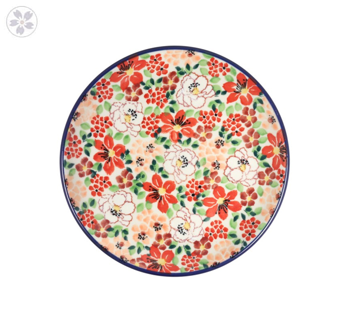 Talerz Ceramika Artystyczna Bolesławiec deserowy Ø 16 cm T261 dekU5004