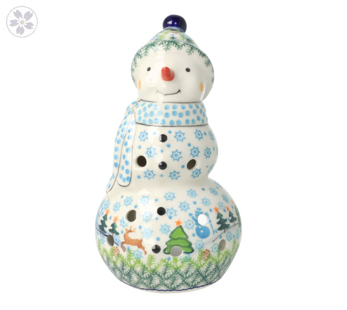 Lampion bałwan w szaliku Górka Galia